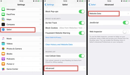 find deleted safari history on iphone ipad