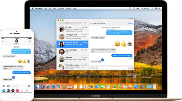 check imessages on mac