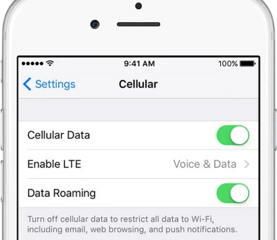 check cellular network