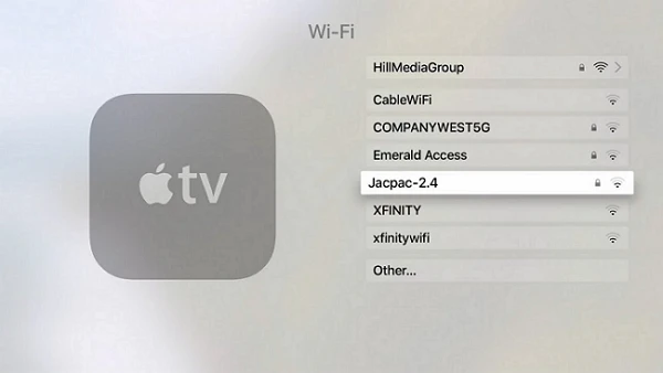 apple tv not connecting to wifi
