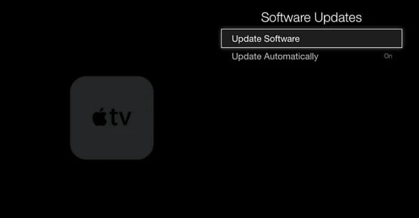 apple tv software update