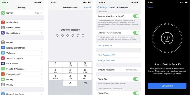 set up face id