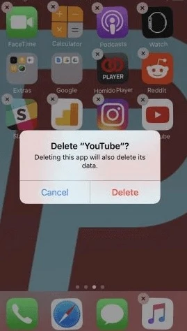 uninstall and reinstall youtube app