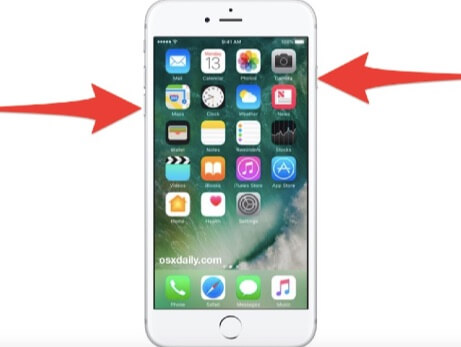 restart iphone 7