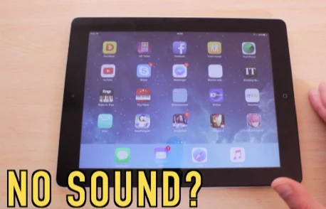 ipad no sound