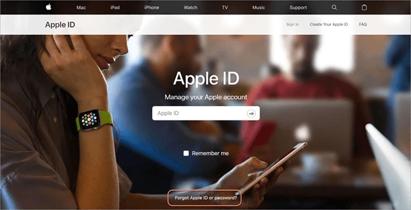 Apple ID Account Page