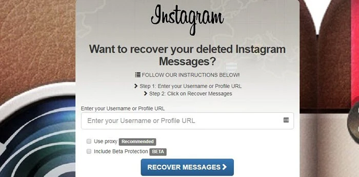 recover deleted instagram messages online
