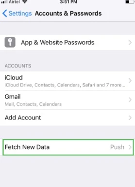 fetch new data