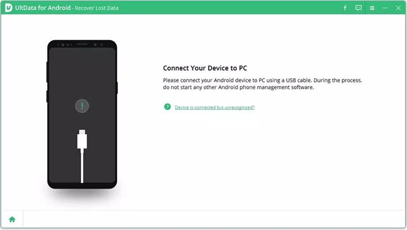 1. Conecte o Android ao PC