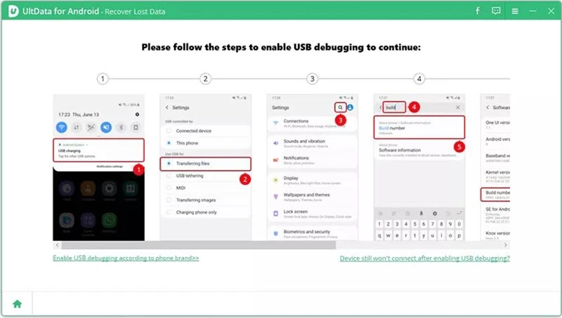 enable usb debugging android