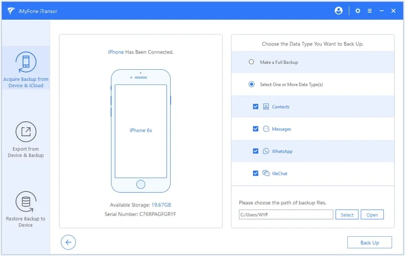 select icloud file types