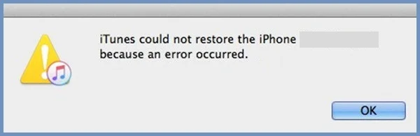 itunes cannot restore backup to iphone