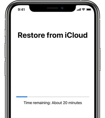 restore iphone from icloud