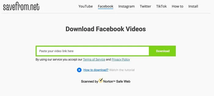 Facebook 影片下載
