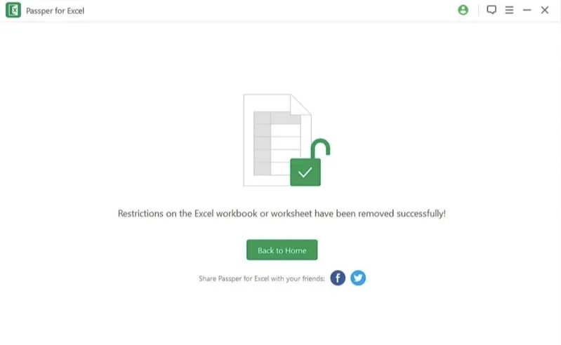 remove excel restrictions