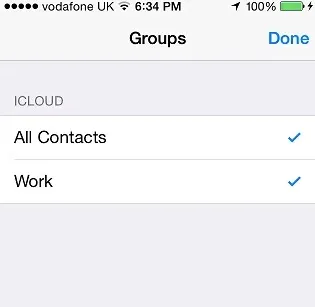 all contacts
