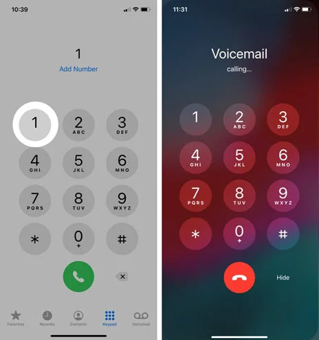 call voicemail on iphone