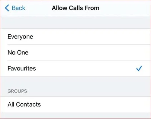 change incoming call settings