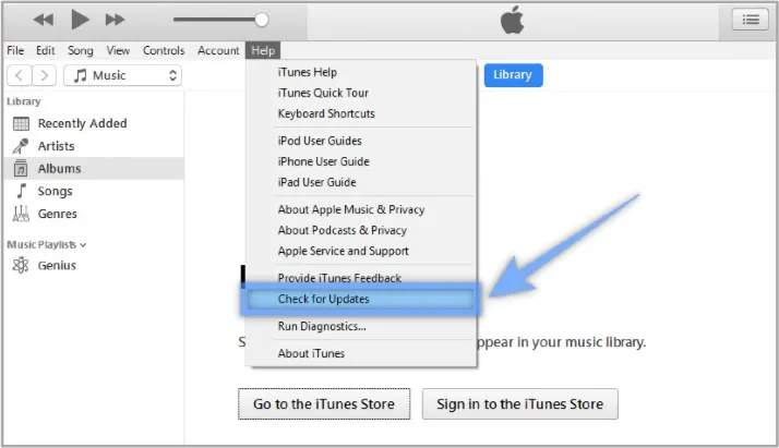 update itunes on windows