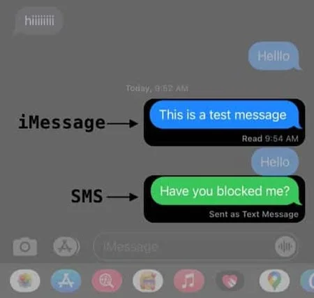 check imessage bubble color