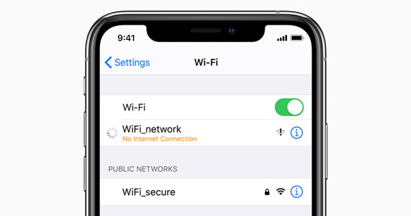 check wifi connection