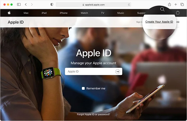create apple id iphone