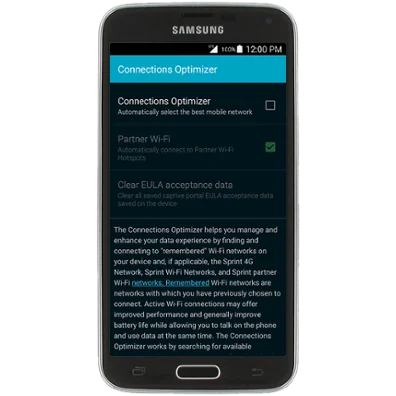 disable connection optimizer on android