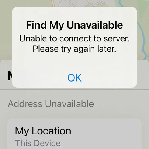 find my unavailable