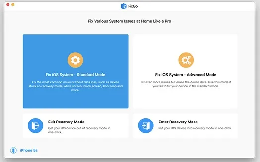 fixgo standard mode