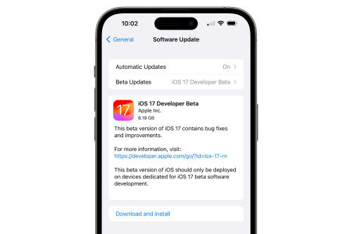 download and install ios 17