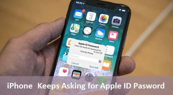 iphone keeps asking for apple id password