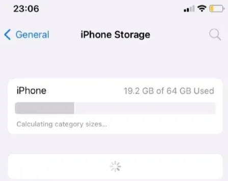 iphone storage