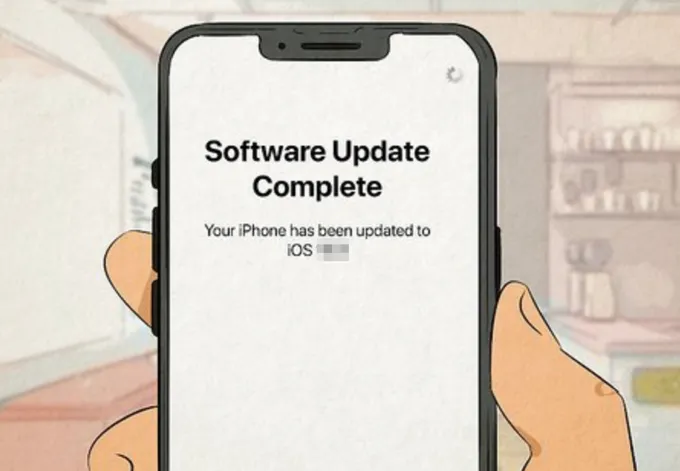 iphone stuck on update completed