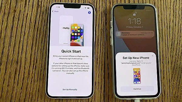 iphone quick start