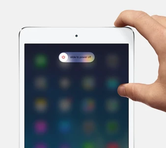 restart ipad with home button