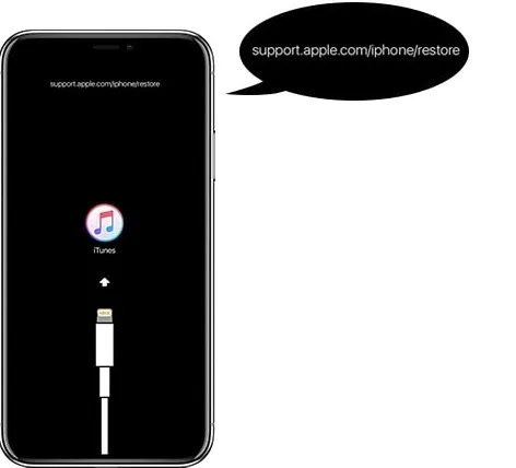 iphone stuck on support.apple.com/iPhone/restore