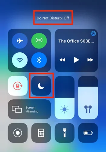 turn off do not disturb