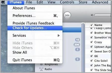 update itunes mac