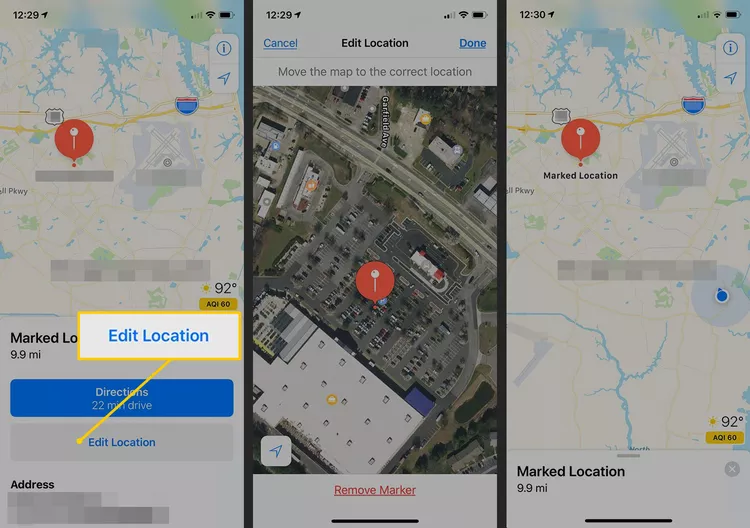 drop a pin in apple maps iphone