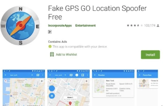 fake gps go location