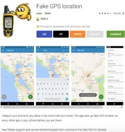 fake gps location