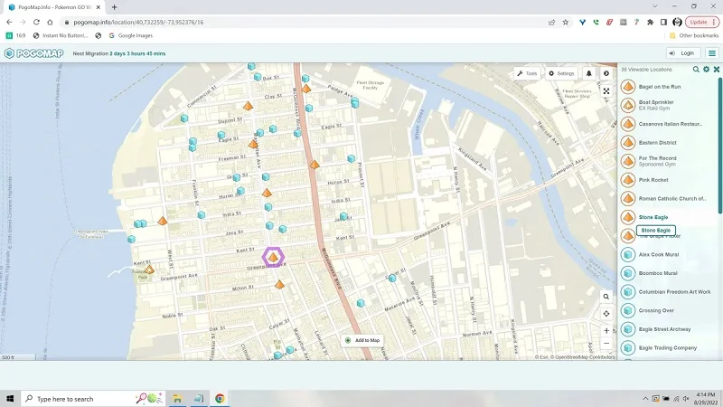 pokemon go maps pro
