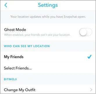 snapchat ghost mode