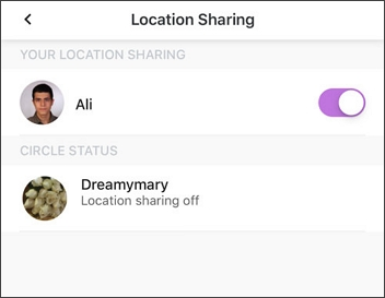 stop location sharing