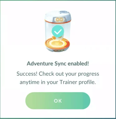 turn on adventure sync