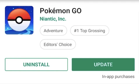 update pokemon go android