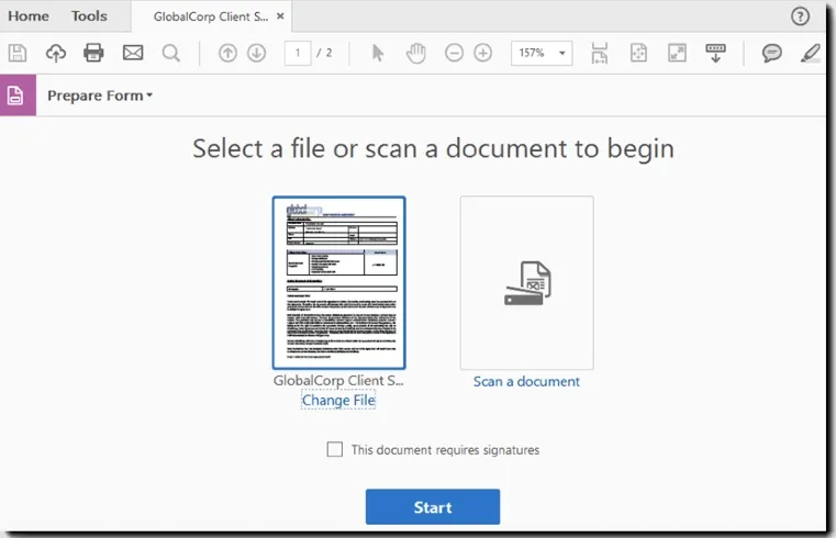 select files