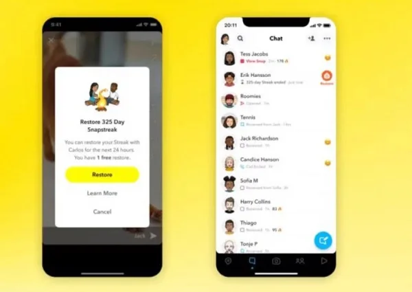 restore snapchat streak