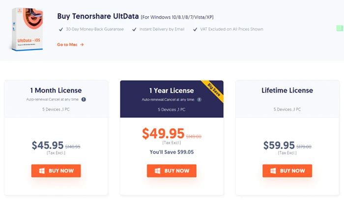 tenorsare ultdata iphone data recovery