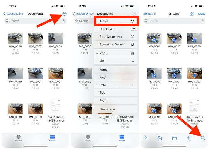 convert photos to pdf on iphone